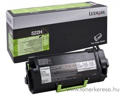 Lexmark MS810/811/812(522H) eredeti nagykap. black toner 52D2H00 Lexmark MS810dtn lzernyomtathoz