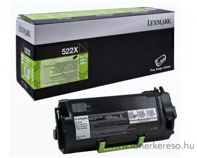 Lexmark MS811 (522X) eredeti nagykap. fekete toner 52D2X00 Lexmark MS811dn lzernyomtathoz