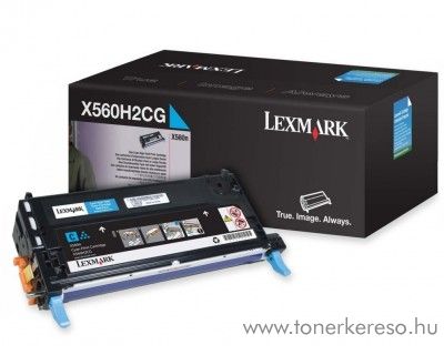 Lexmark X560 eredeti cyan toner X560H2CG