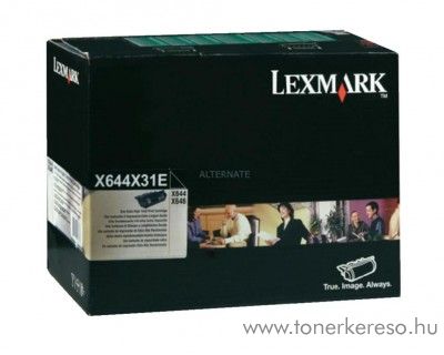 Lexmark X644e/X646e eredeti black toner X644X31E