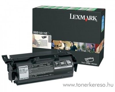 Lexmark X651 eredeti black toner X651A11E Lexmark X658dfe MFP lzernyomtathoz