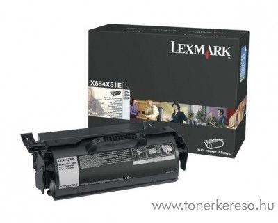 Lexmark X654/X656/X658 eredeti black toner X654X31E Lexmark X658dtme MFP lzernyomtathoz