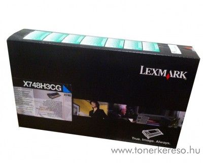 Lexmark X748 eredeti nagykap. cyan toner X748H3CG Lexmark X748de lzernyomtathoz