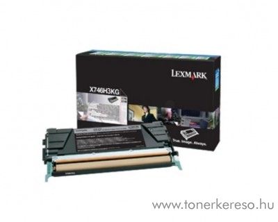 Lexmark X746/748 eredeti nagykap. fekete toner X746H3KG Lexmark X746de lzernyomtathoz