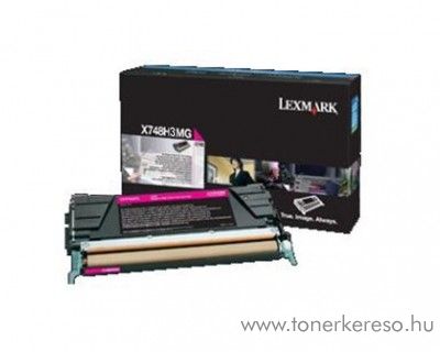 Lexmark X748 eredeti nagykap. magenta toner X748H3MG Lexmark X748dte lzernyomtathoz