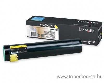 Lexmark X940/945e eredeti yellow toner X945X2YG Lexmark X940e lzernyomtathoz