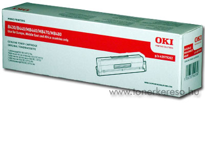 Oki 43979202 toner fekete (B430) Oki B430dn lzernyomtathoz