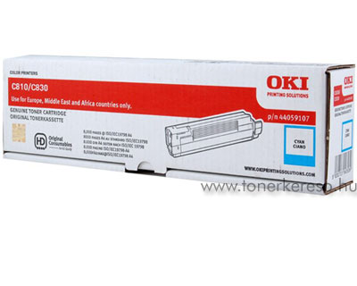 Oki 44059107 toner cyan (C810) Oki C830 lzernyomtathoz