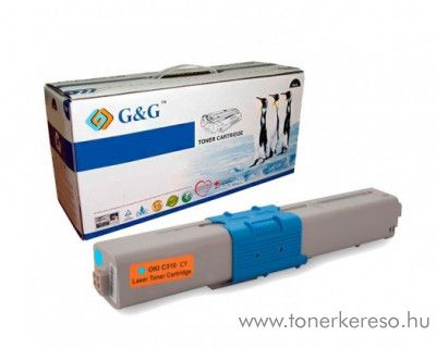 Oki C310/330/510/530 utngyrtott cyan toner GGOC310C Oki MC362 lzernyomtathoz