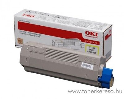 Oki MC760/770/780 eredeti yellow toner 45396301 Oki MC780 lzernyomtathoz