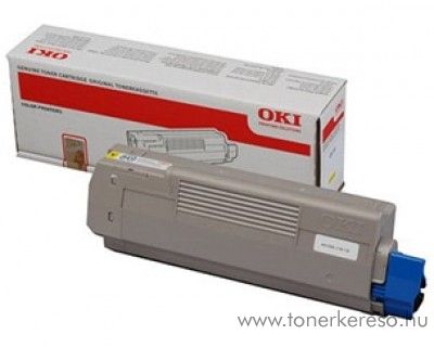 Oki MC851/861Y eredeti yellow toner 44059165 Oki MC851CDTN lzernyomtathoz