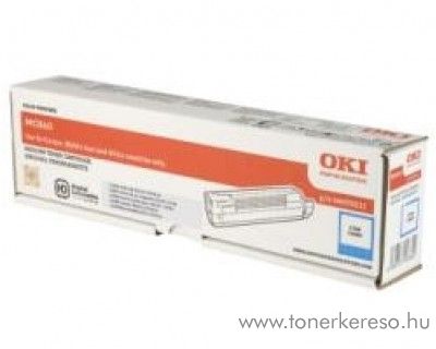 Oki MC861C eredeti cyan toner 44059255