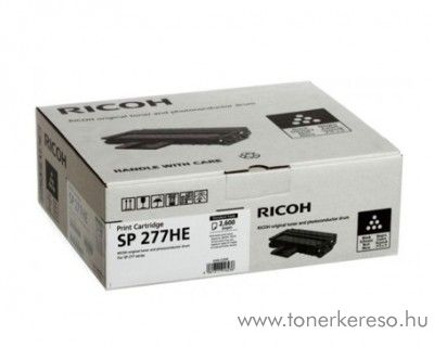 Ricoh Aficio SP277HE eredeti black toner 408160