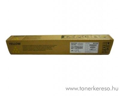 Ricoh MPC2003/2503 eredeti nagykap. yellow toner 841926 Ricoh Aficio MPC2003SP fnymsolhoz