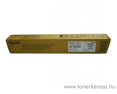 Ricoh MPC2003/2503 eredeti nagykap. yellow toner 841926