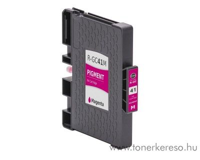 Ricoh SG3110 (GC41M) utngyrtott magenta glpatron OBRGC41M Ricoh Aficio SG3110dnw tintasugaras nyomtathoz