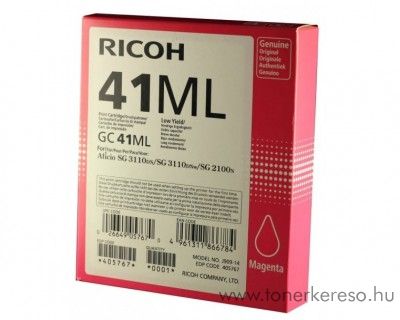 Ricoh SG3110 (GC41M) eredeti magenta tintapatron 405763