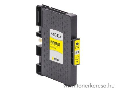 Ricoh SG3110 (GC41Y) utngyrtott yellow glpatron OBRGC41Y Ricoh Aficio SG3110dnw tintasugaras nyomtathoz