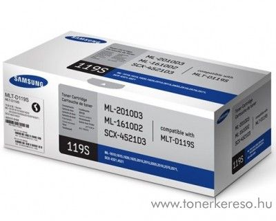 Samsung ML1610/2010/4521 eredeti fekete toner MLT-D119S Samsung SCX-4321F lzernyomtathoz