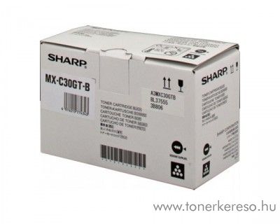 Sharp MX-C250F/C300W eredeti black toner MXC30GTB