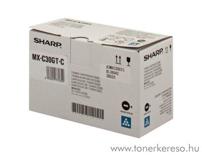 Sharp MX-C250F/C300W eredeti cyan toner MXC30GTC