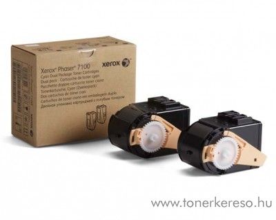 Xerox 7100 eredeti cyan dupla toner csomag 106R02609 Xerox Phaser 7100 lzernyomtathoz