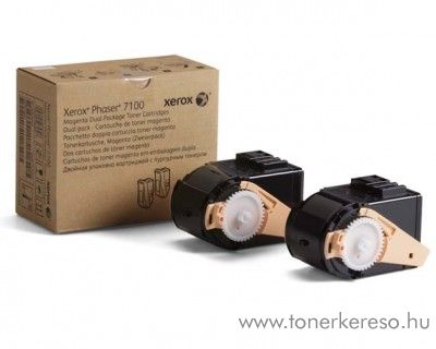 Xerox 7100 eredeti magenta dupla toner csomag 106R02610 Xerox Phaser 7100 lzernyomtathoz