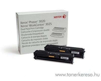 Xerox Phaser 3020/WorkCentre 3025 eredeti black toner 106R03048 Xerox Phaser 3020 lzernyomtathoz