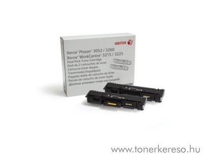 Xerox Phaser 3052/3260 eredeti 2db black toner 106R02782